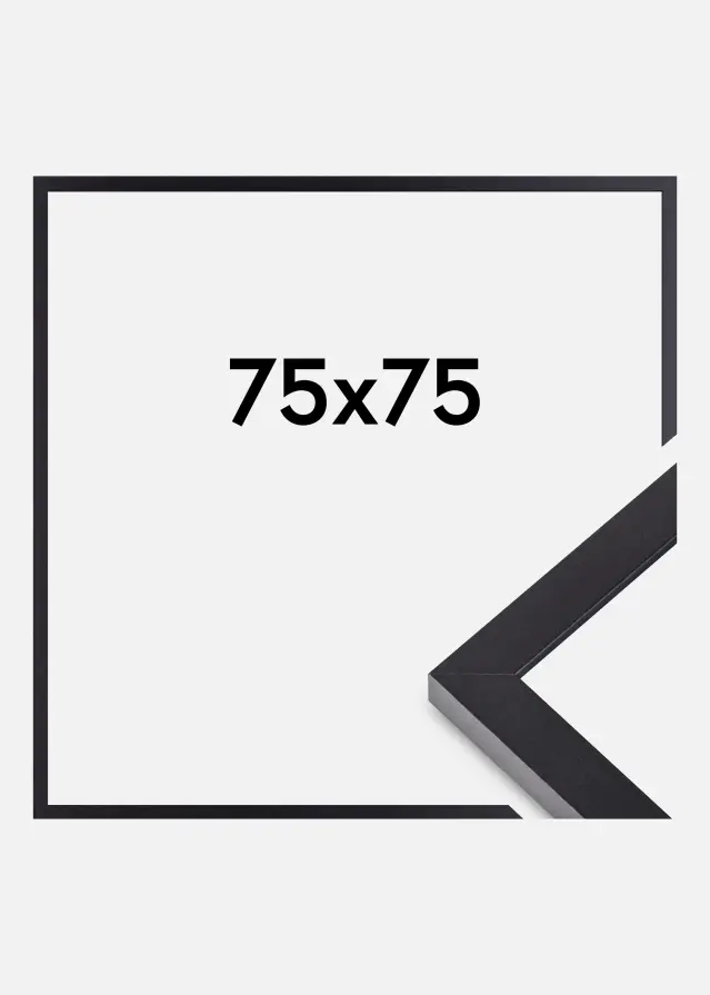 Ram Selection Akrylglas Svart 75x75 cm