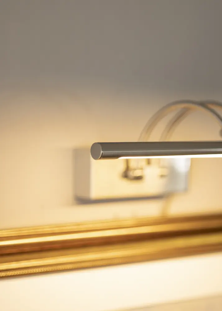 Gunnebo V962 LED tavelbelysning 37 cm - Nickel