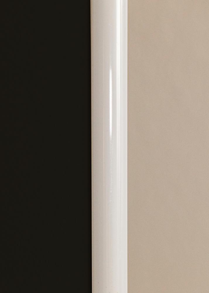 Ram Victoria Vit 13x18 cm - Passepartout Svart 3,5x5 inches