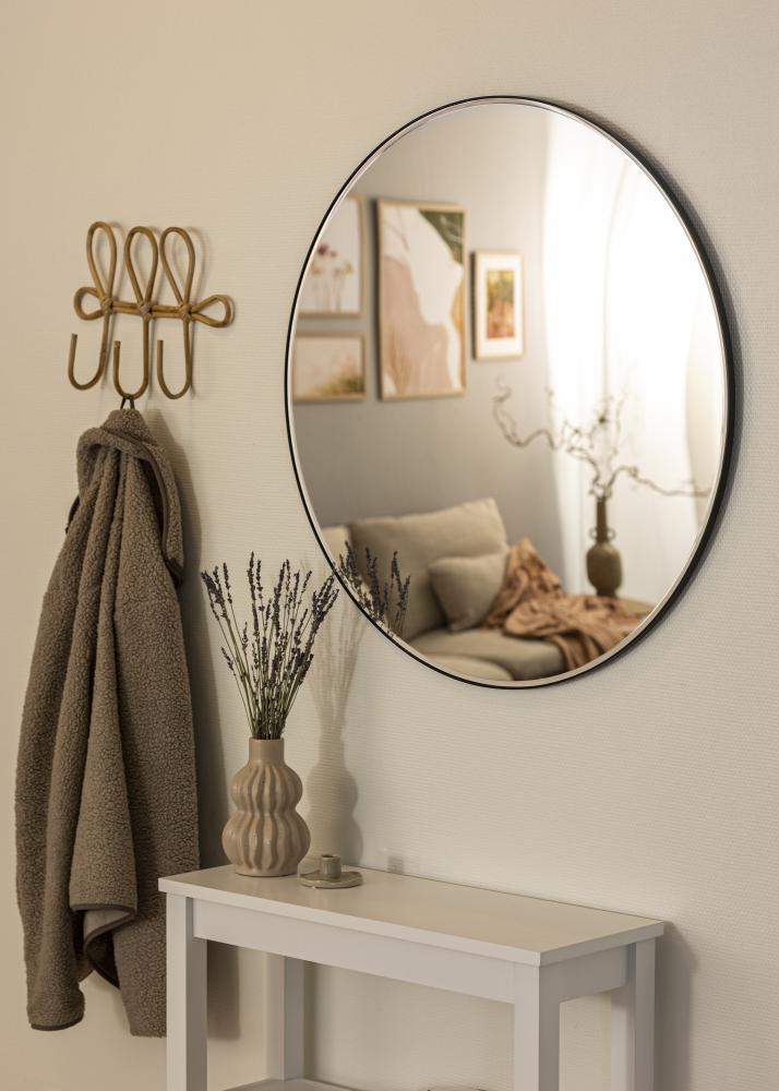 Spegel Premium Black Circle 80 Ø