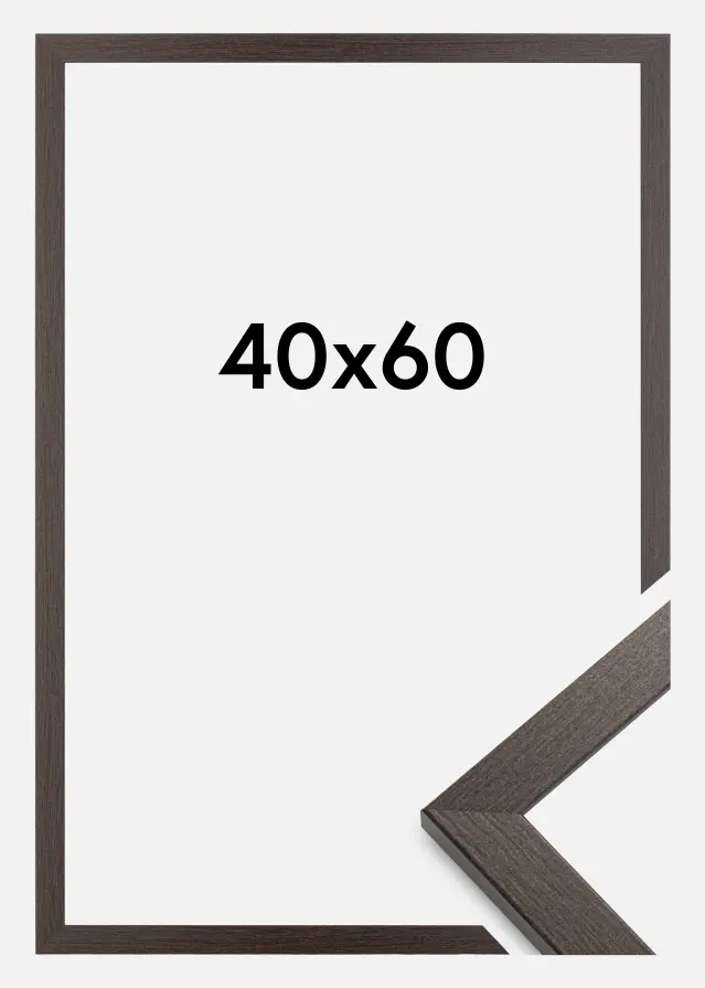Ram Stilren Akrylglas Wenge 40x60 cm