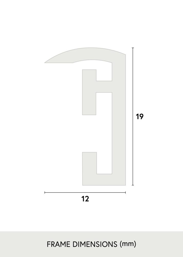 Ram Victoria Akrylglas Svart 70x100 cm ramar