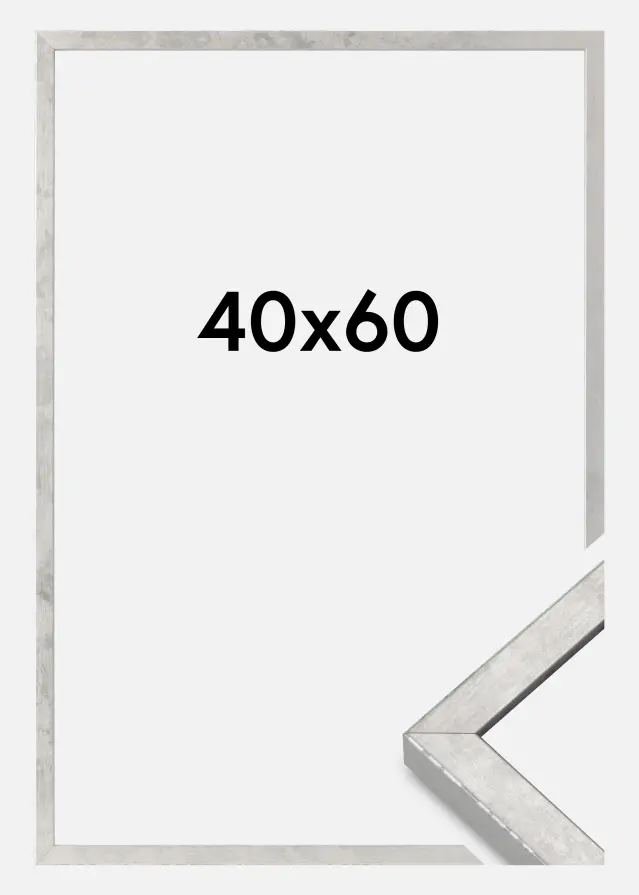Ram Ares Akrylglas Silver 40x60 cm