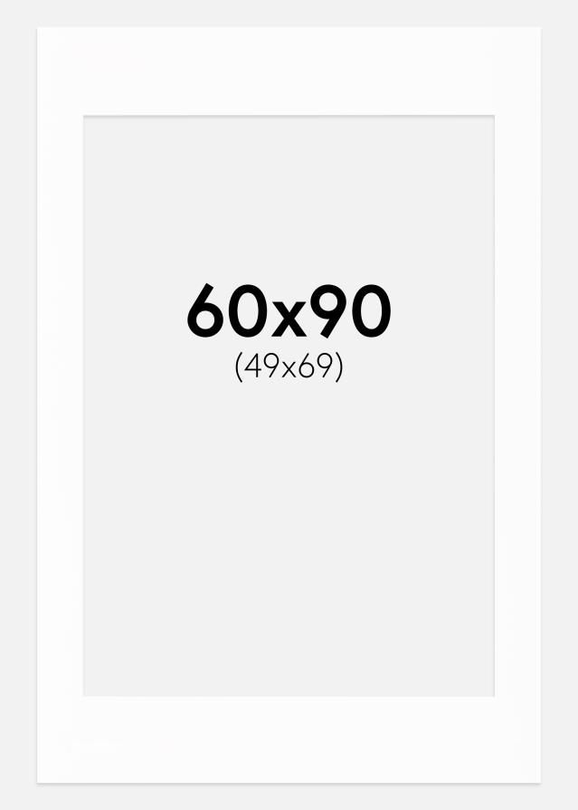 Passepartout Canson Vit (Vit kärna) 60x90 cm (49x69)