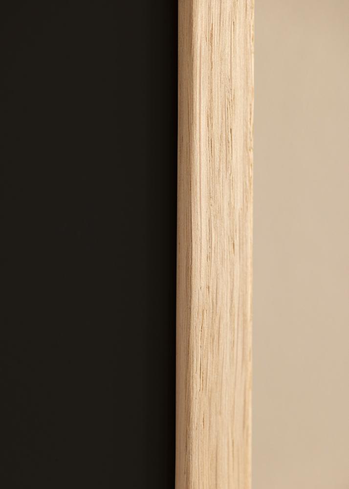 Ram Edsbyn Ek 40x40 cm - Passepartout Svart 10x10 inches