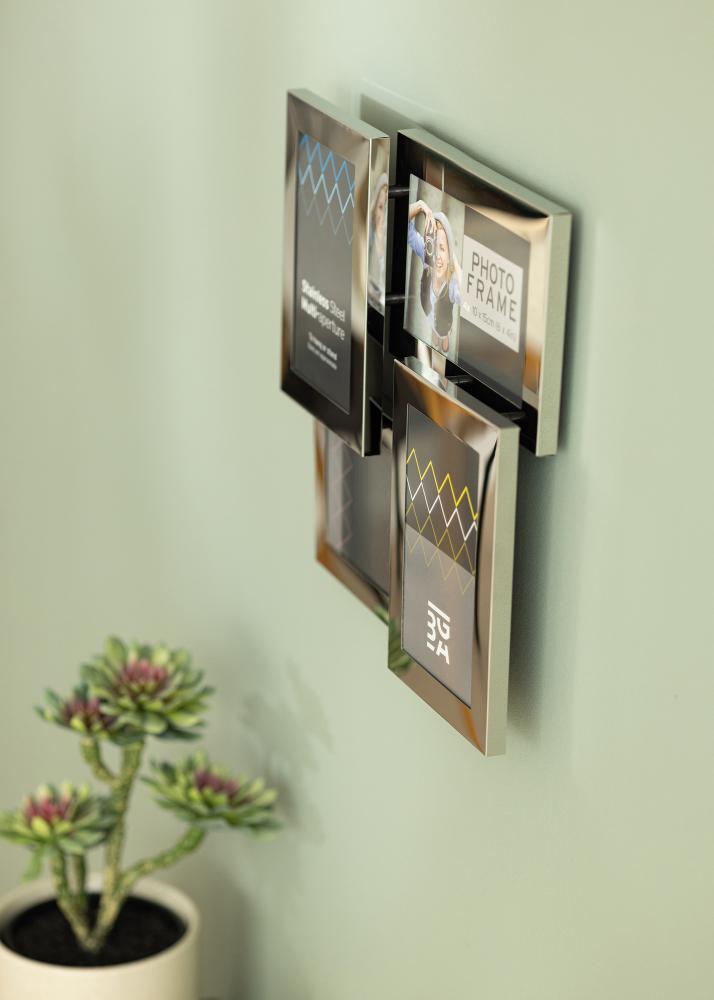 Stainless Steel Collageram Silver - 4 Bilder