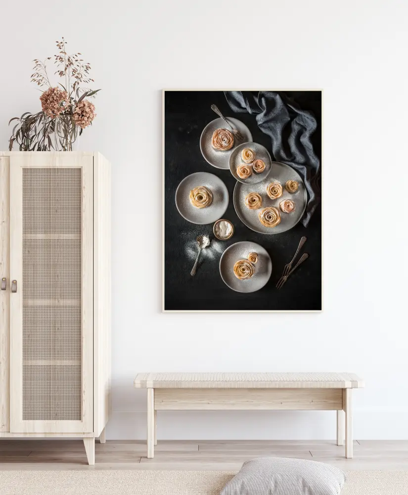 Apple Roses Tartlets Poster