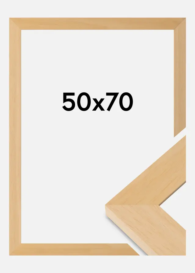 Ram Juno Akrylglas Trä 50x70 cm