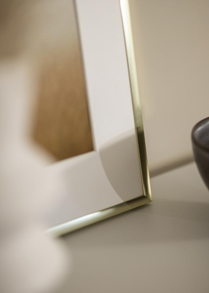 Ram Poster Frame Aluminum Akrylglas Gold 60x80 cm