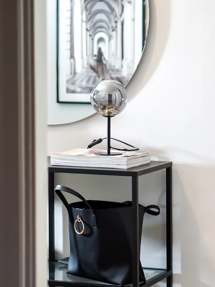 Bordslampa Molekyl 1 - Svart/Rök