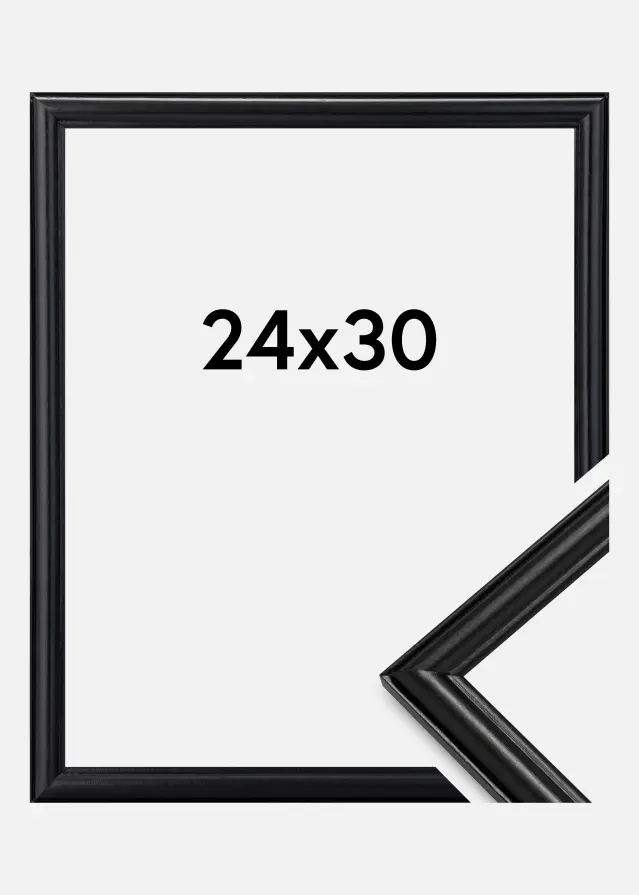 Ram Line Svart 24x30 cm