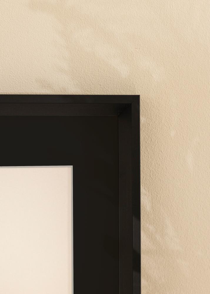 Ram Globe Svart 24x30 cm - Passepartout Svart 7x9 inches