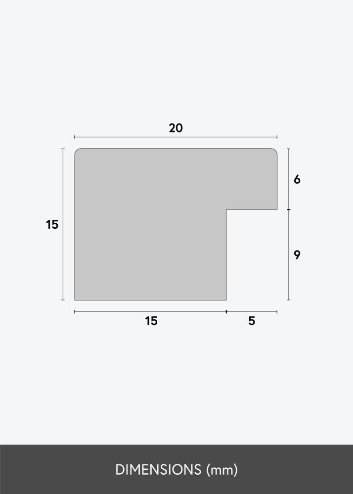 Ram Deco Akrylglas Ek 42x59 cm (A2)
