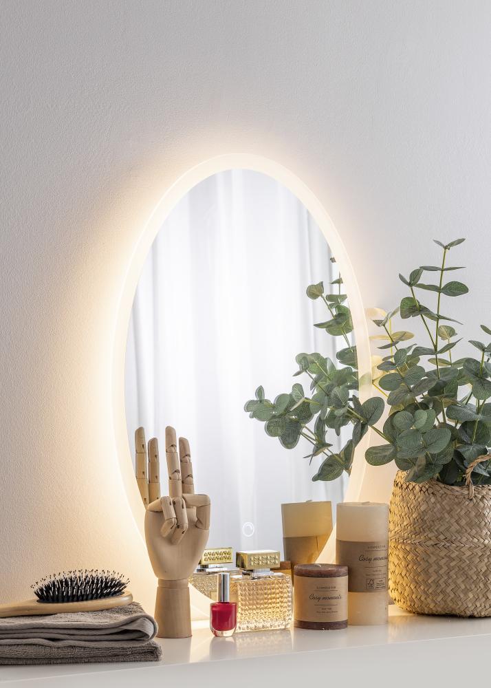 KAILA Spegel Oval LED 40x60 cm