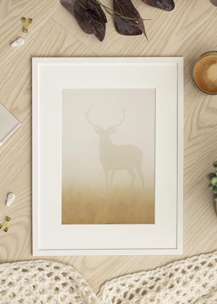 Ram Edsbyn Vit 50x50 cm