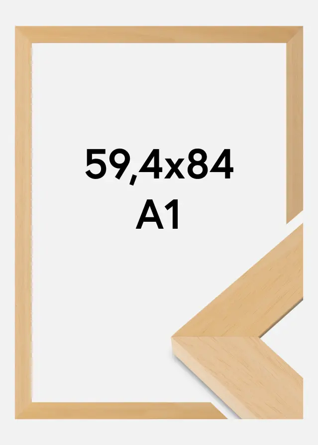 Ram Juno Akrylglas Trä 59,4x84 cm (A1)