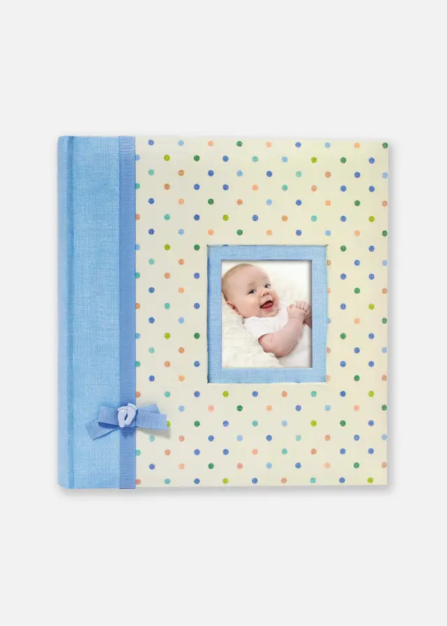 Kara Album Blå - 24x24 cm (40 Vita sidor / 20 blad)