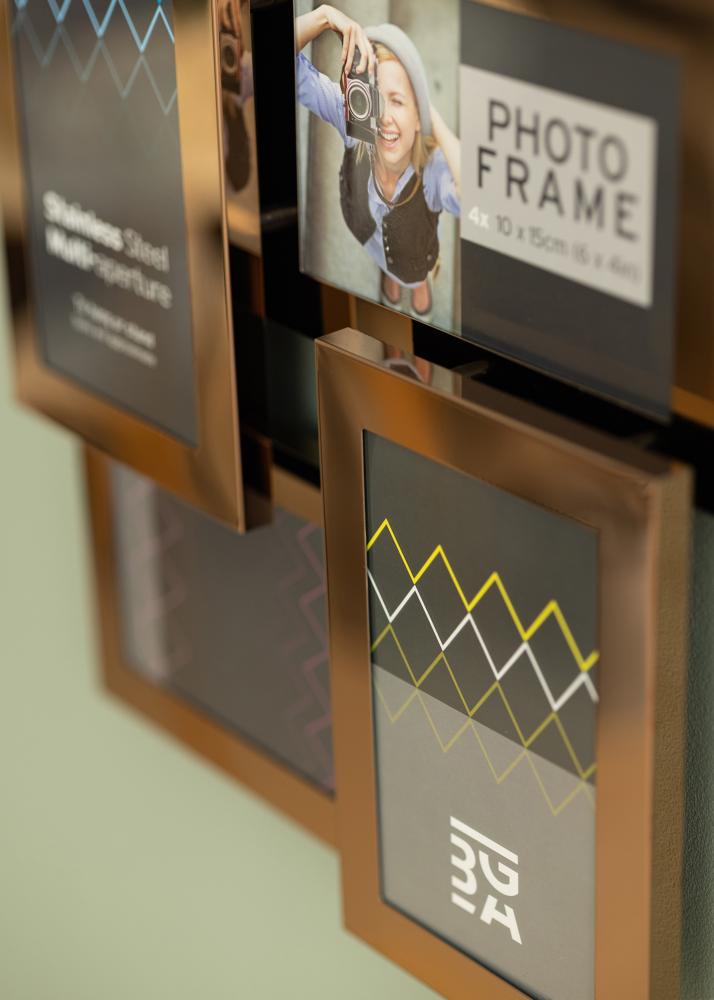 Stainless Steel Collageram Roséguld - 4 Bilder