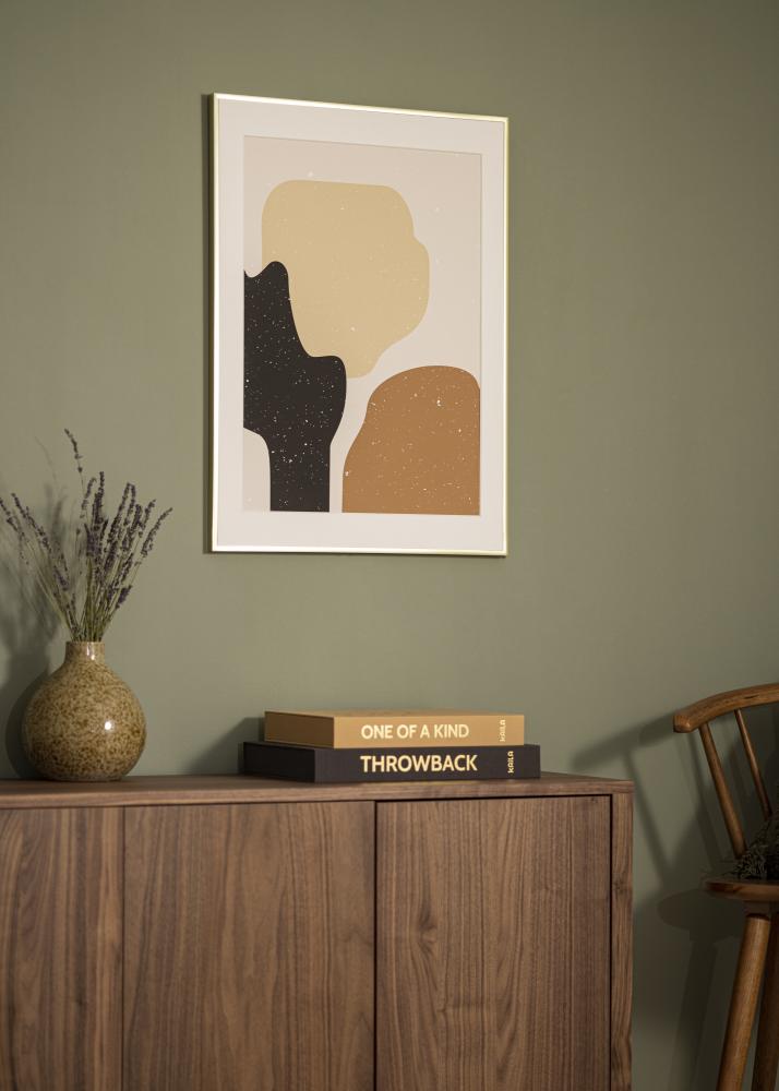 Ram Poster Frame Aluminum Akrylglas Gold 60x80 cm