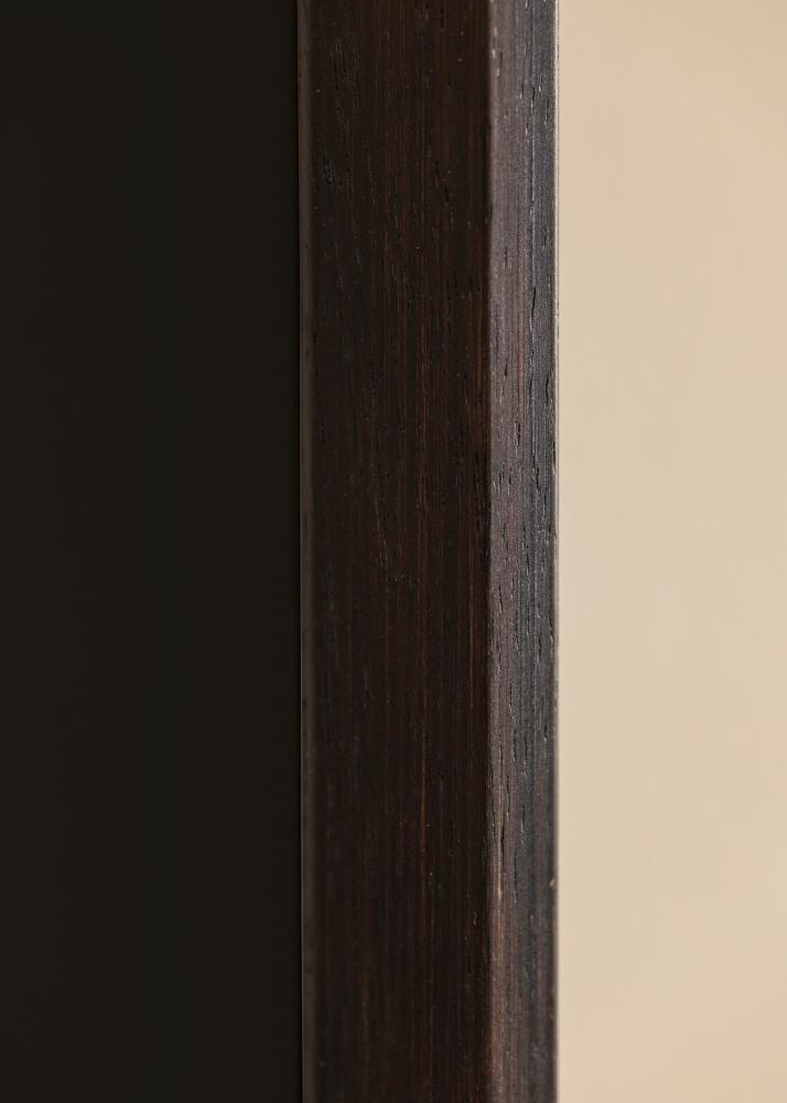 Ram Globe Espresso 50x60 cm - Passepartout Svart 35x45 cm