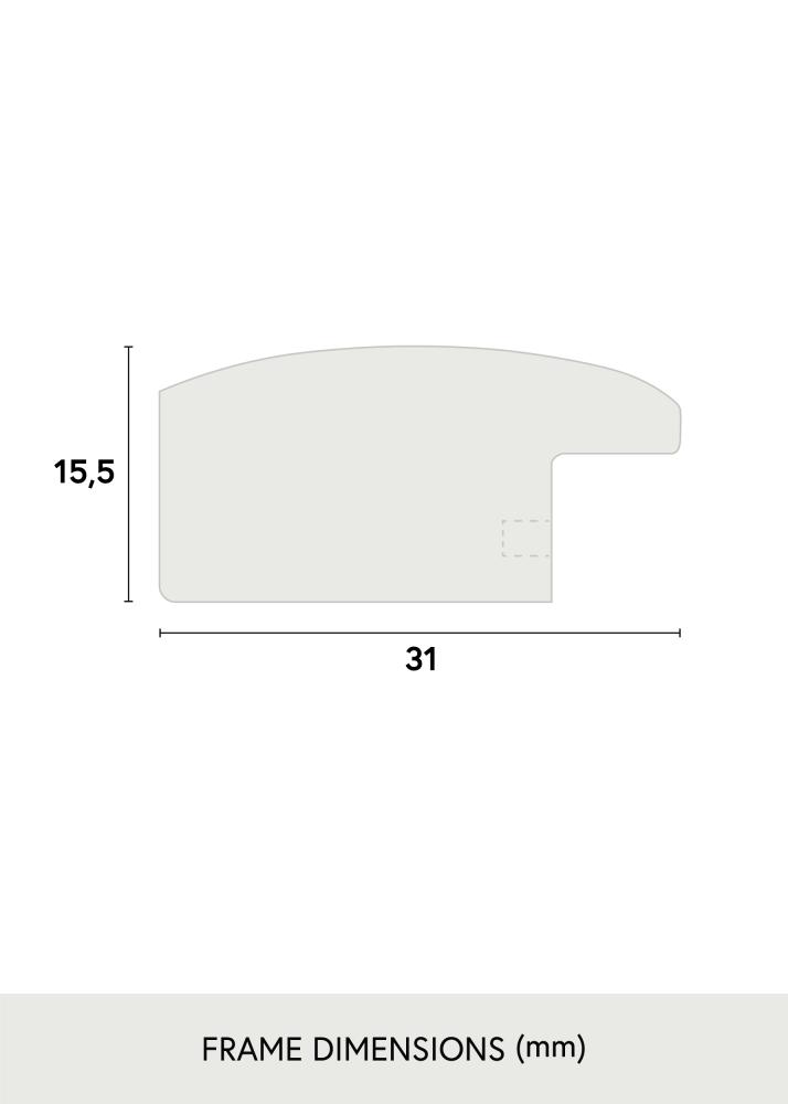 Ram Interior Valnöt 40x50 cm