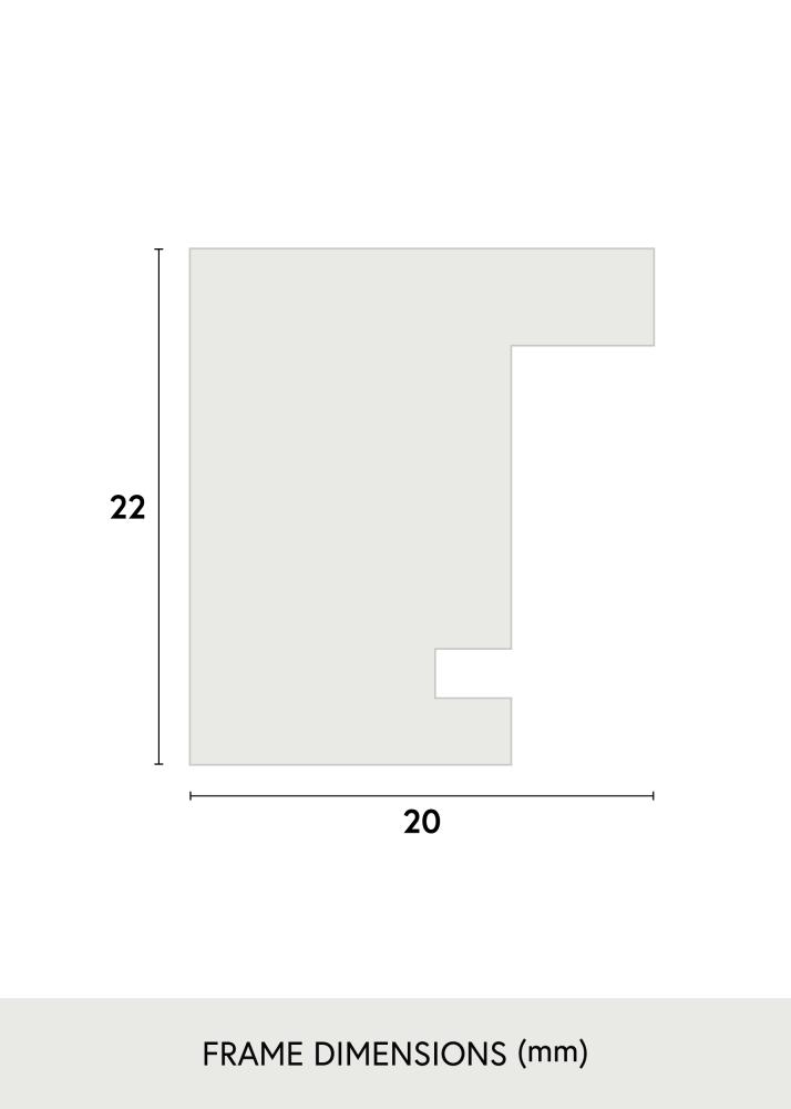 Ram Varjo Mörkbrun 40x60 cm