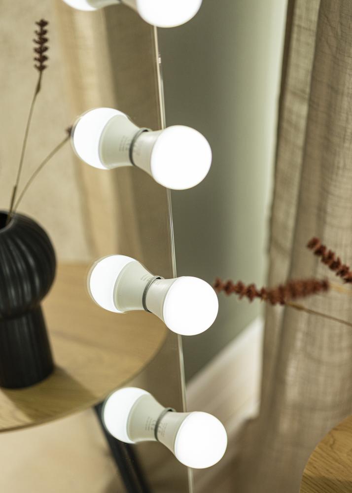 KAILA Spegel Tall LED Svart 55x165 cm