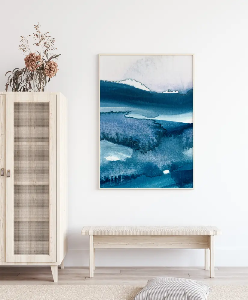 Stormy sea Poster