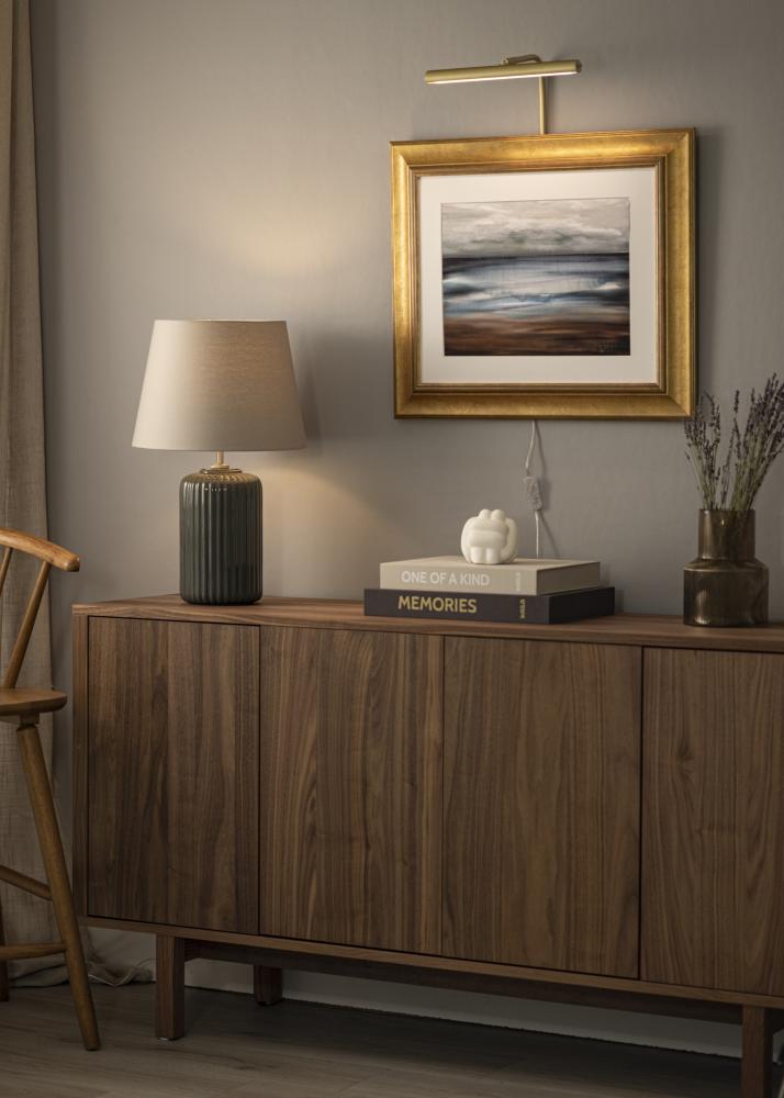 Gallery LED 30 cm tavelbelysning - Mässing