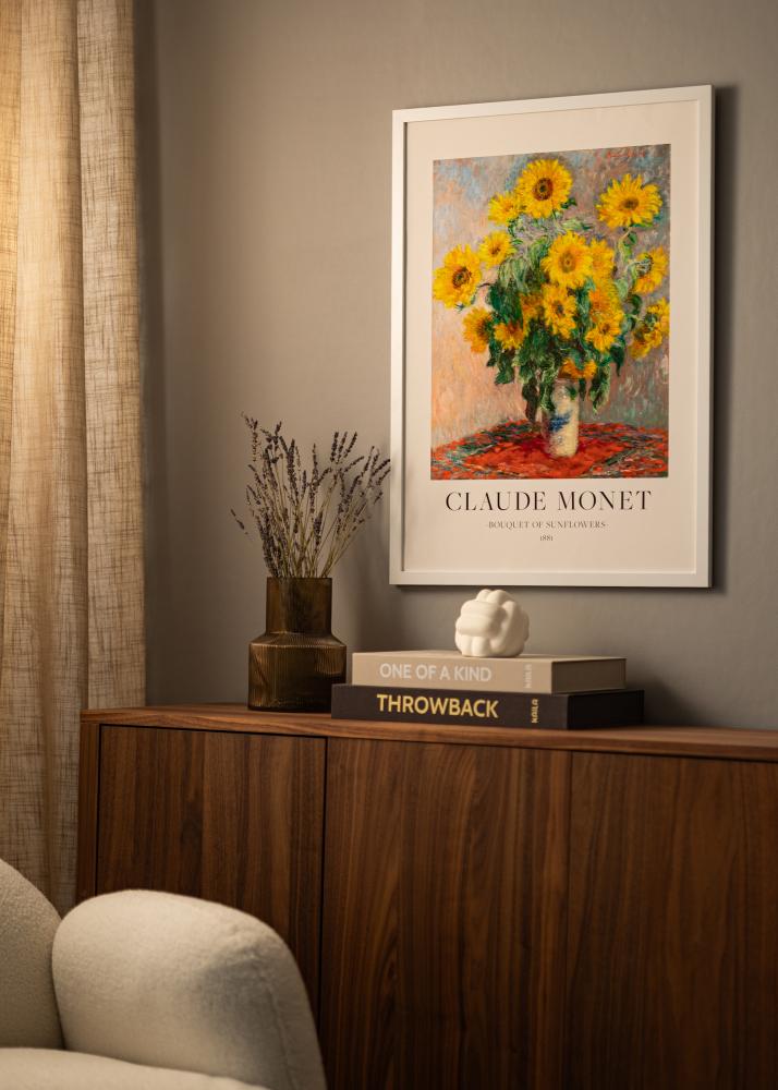 Ram Deco Akrylglas Vit 60x80 cm