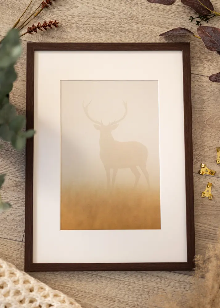 Ram Modern Akrylglas Valnöt 29.7x42 cm (A3)