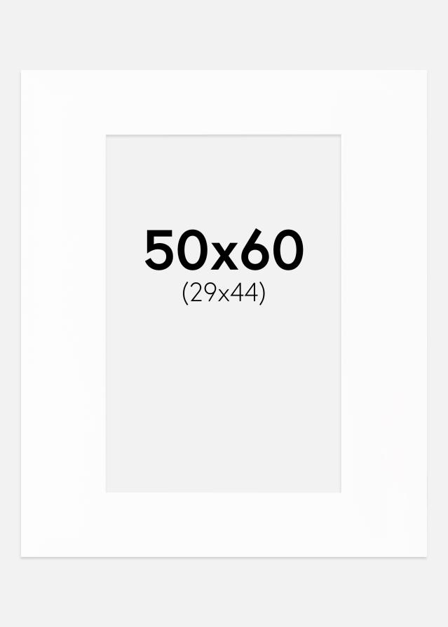 Passepartout Canson Vit (Vit kärna) 50x60 cm (29x44)