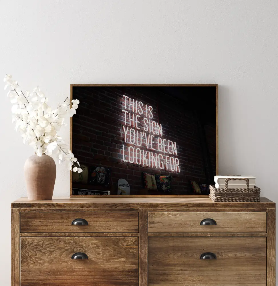 The sign Poster