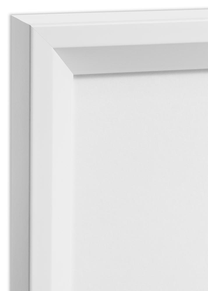 Ram Globe Vit 40x50 cm - Passepartout Svart 29,7x42 cm (A3)