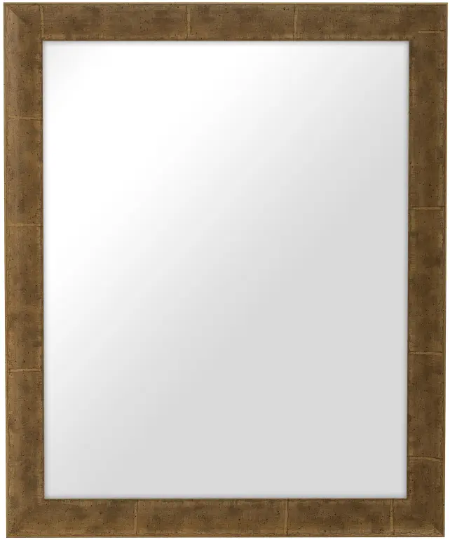 Spegel Ribe Beige rotfanér - Egna mått