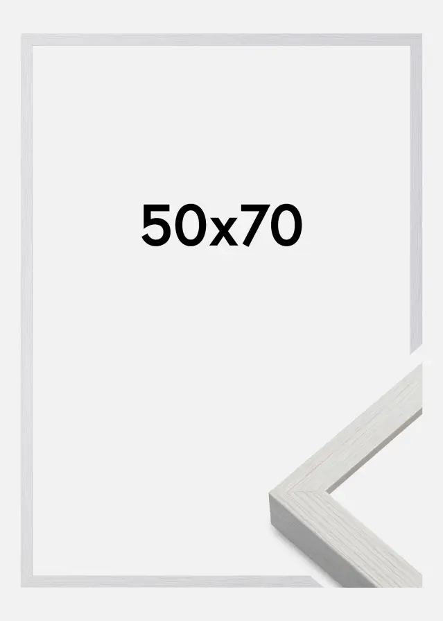 Ram Nielsen Premium Quadrum Snövit 50x70 cm