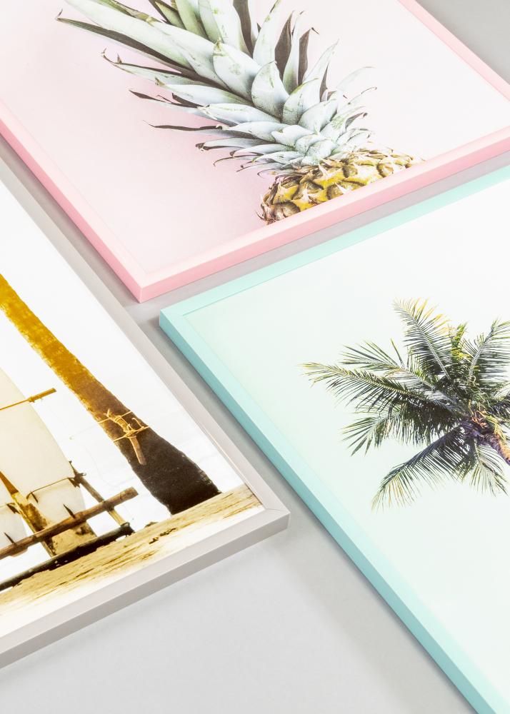 Ram New Lifestyle Turkos 70x100 cm - Passepartout Svart 24x36 inches