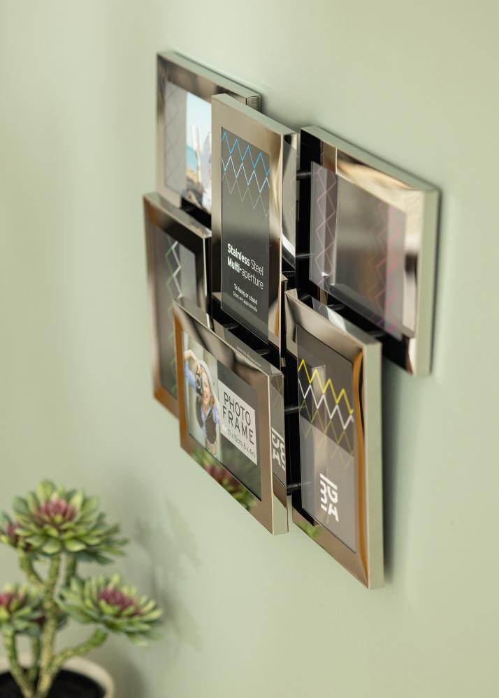 Stainless Steel Collageram Silver - 6 Bilder