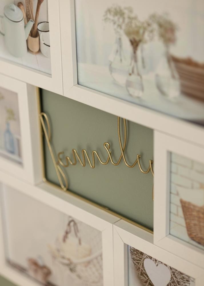 Lovely Family Collageram Vit - 6 Bilder