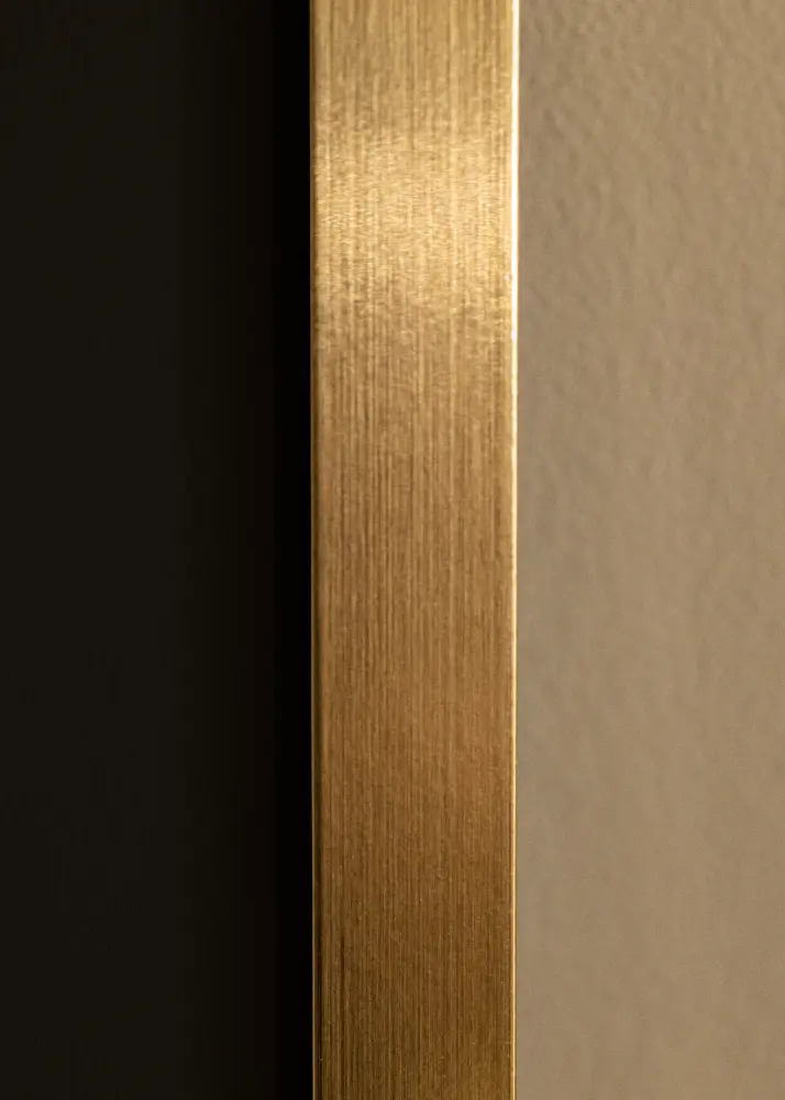 Ram Selection Guld 30x40 cm - Passepartout Svart 21x29,7 cm (A4)