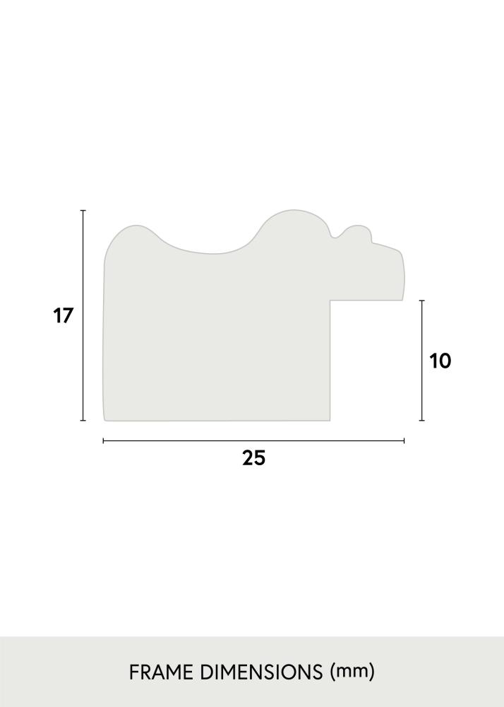 Ram Drottningholm Guld II - Valfri Storlek