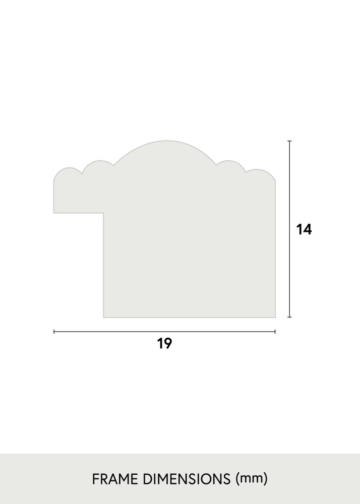 Ram Tango Svart 13x18 cm