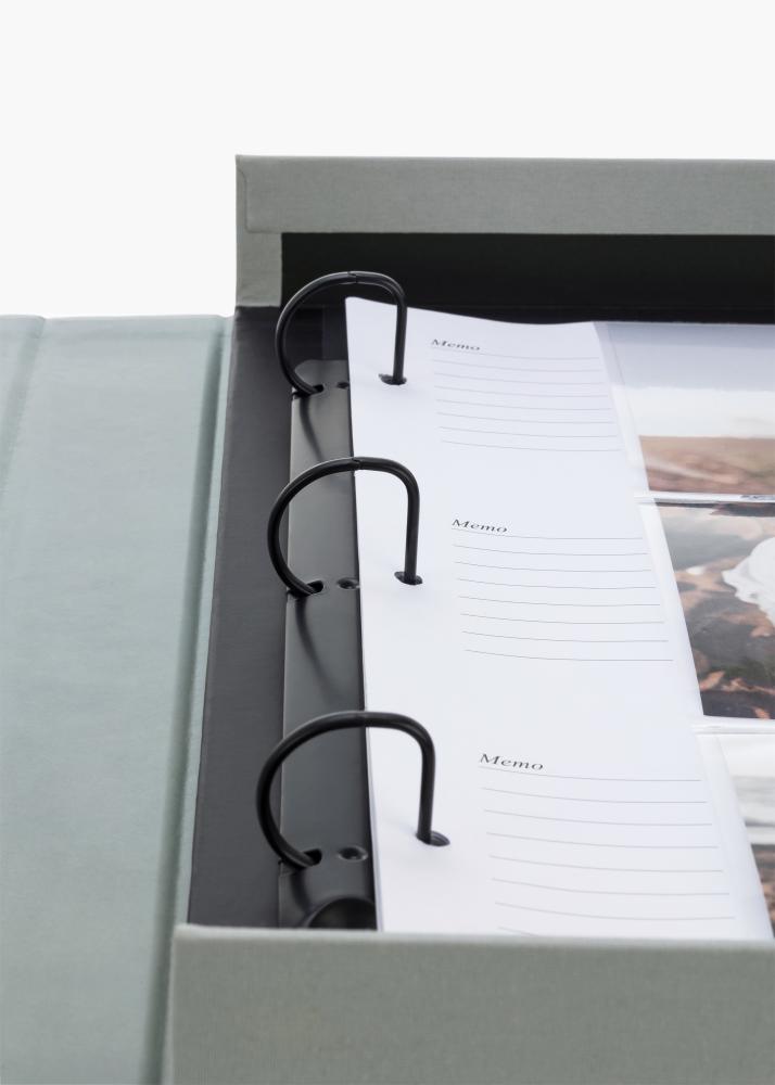 KAILA MEMORIES Grey XL - Coffee Table Photo Album - 60 Bilder i 10x15 cm