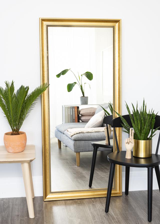 Spegel Baroque Klassisk Guld 75x165 cm