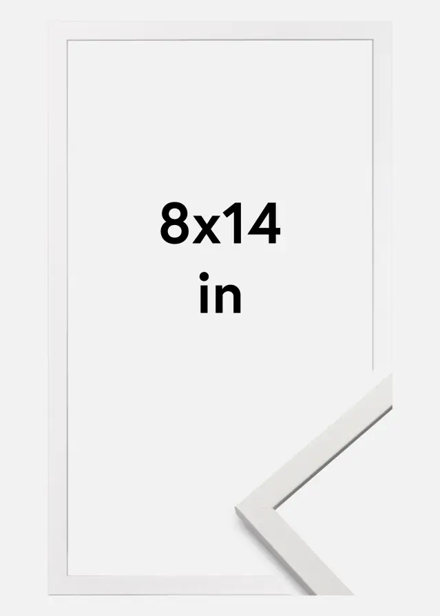 Ram Edsbyn Akrylglas Vit 8x14 inches (20,32x35,56 cm)