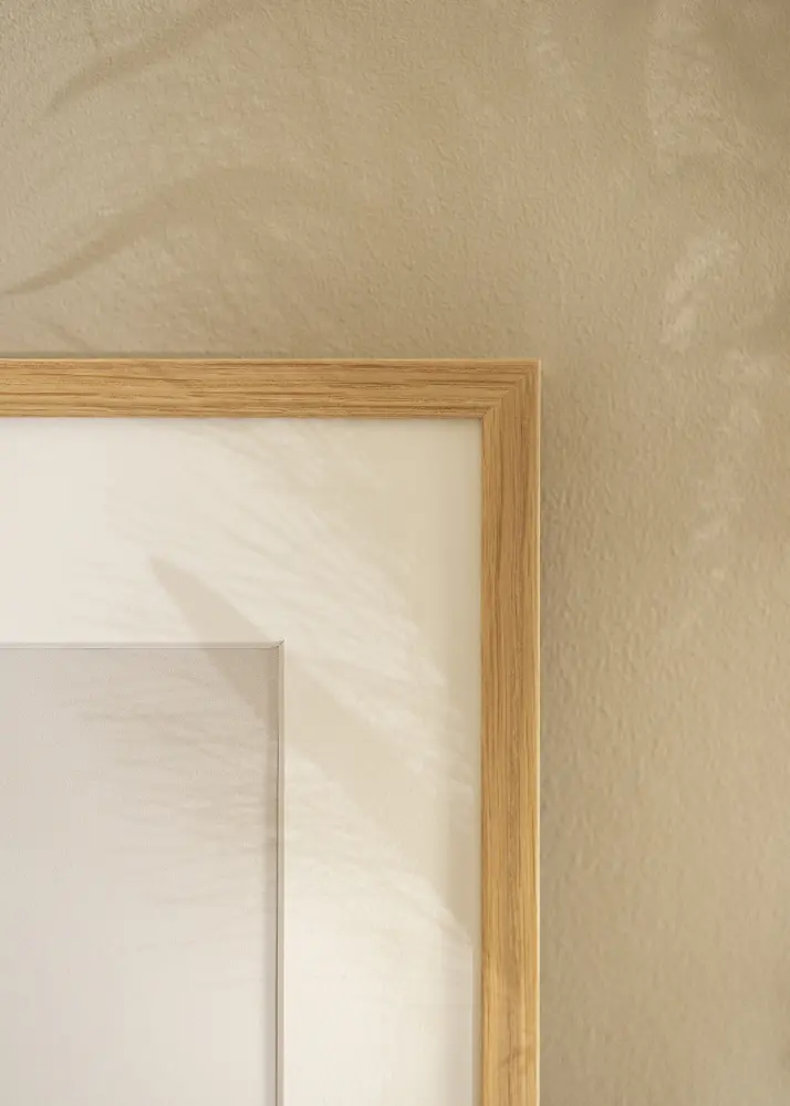 Ram Soul Oak Veneer 42x59,4 cm (A2) - Passepartout Vit 25x38 cm