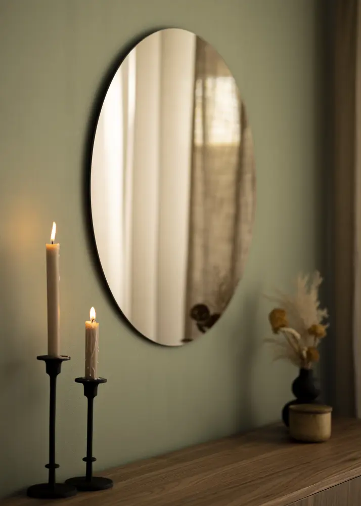 KAILA Rund Spegel Dark Bronze 70 cm Ø