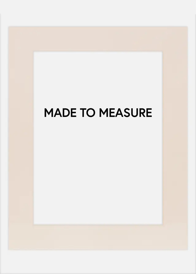 Passepartout Almond - Måttbeställd