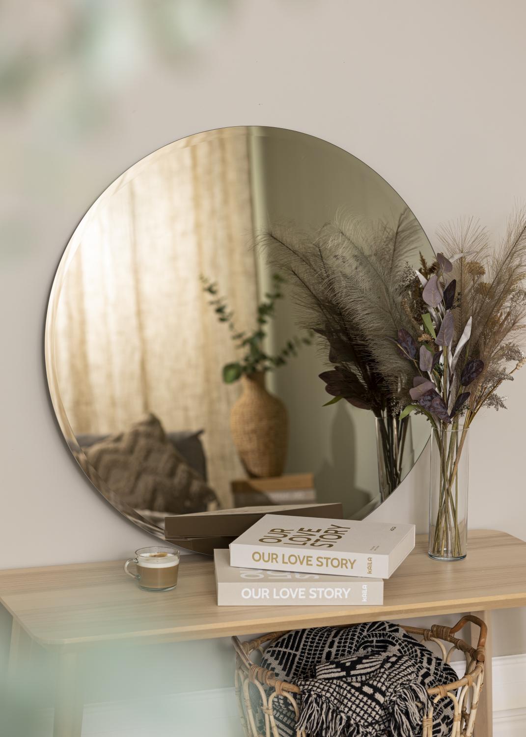 Product Image for KAILA Rund Spegel Dark Bronze Deluxe 90 cm Ø
