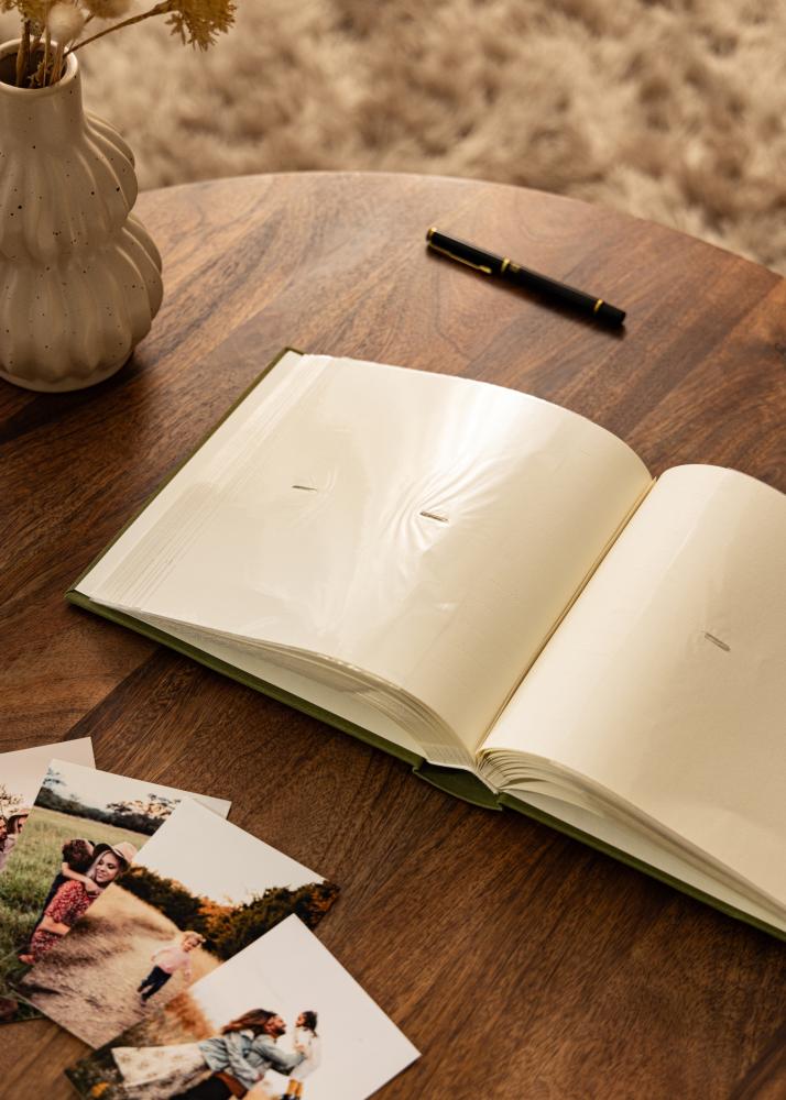 Memories Linen Album Grön - 200 bilder i 10x15 cm